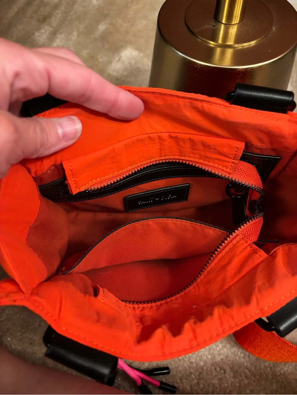 Saint and Sofia Mini Penny Tote Bag Orange